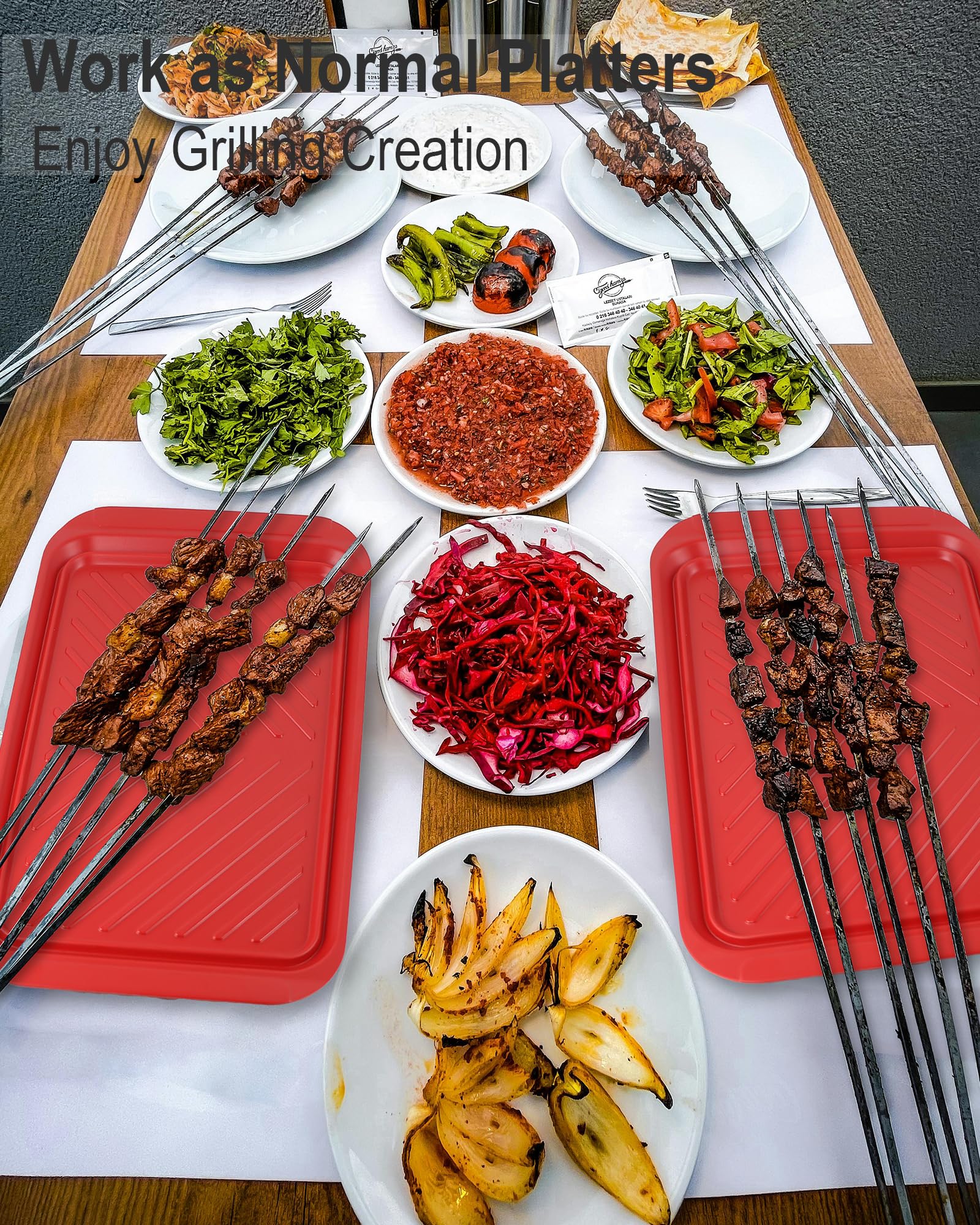 KAQAHIDO diseño práctico para ordenar la parrilla y la mesa