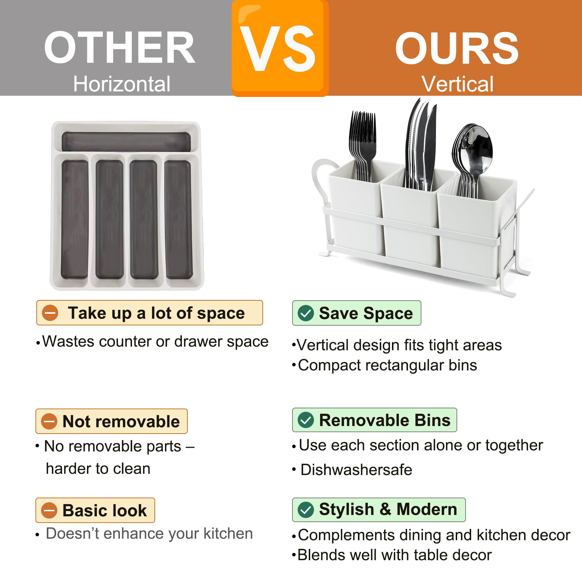 KAQAHIDO organizador versátil para baño o cocina para mantener todo en su lugar.
