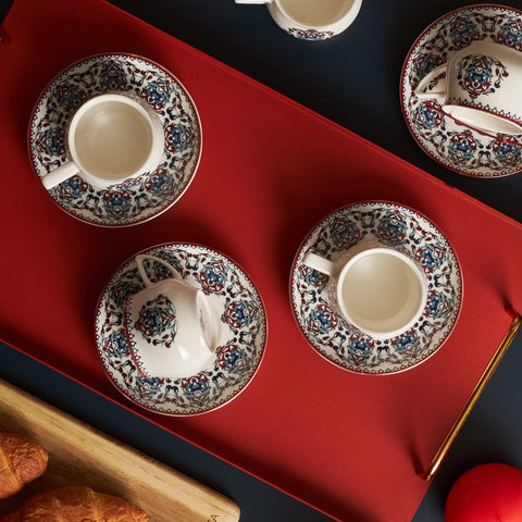 Conjunto versátil KARACA Nakkas para espresso, té o cappuccino en cualquier ocasión