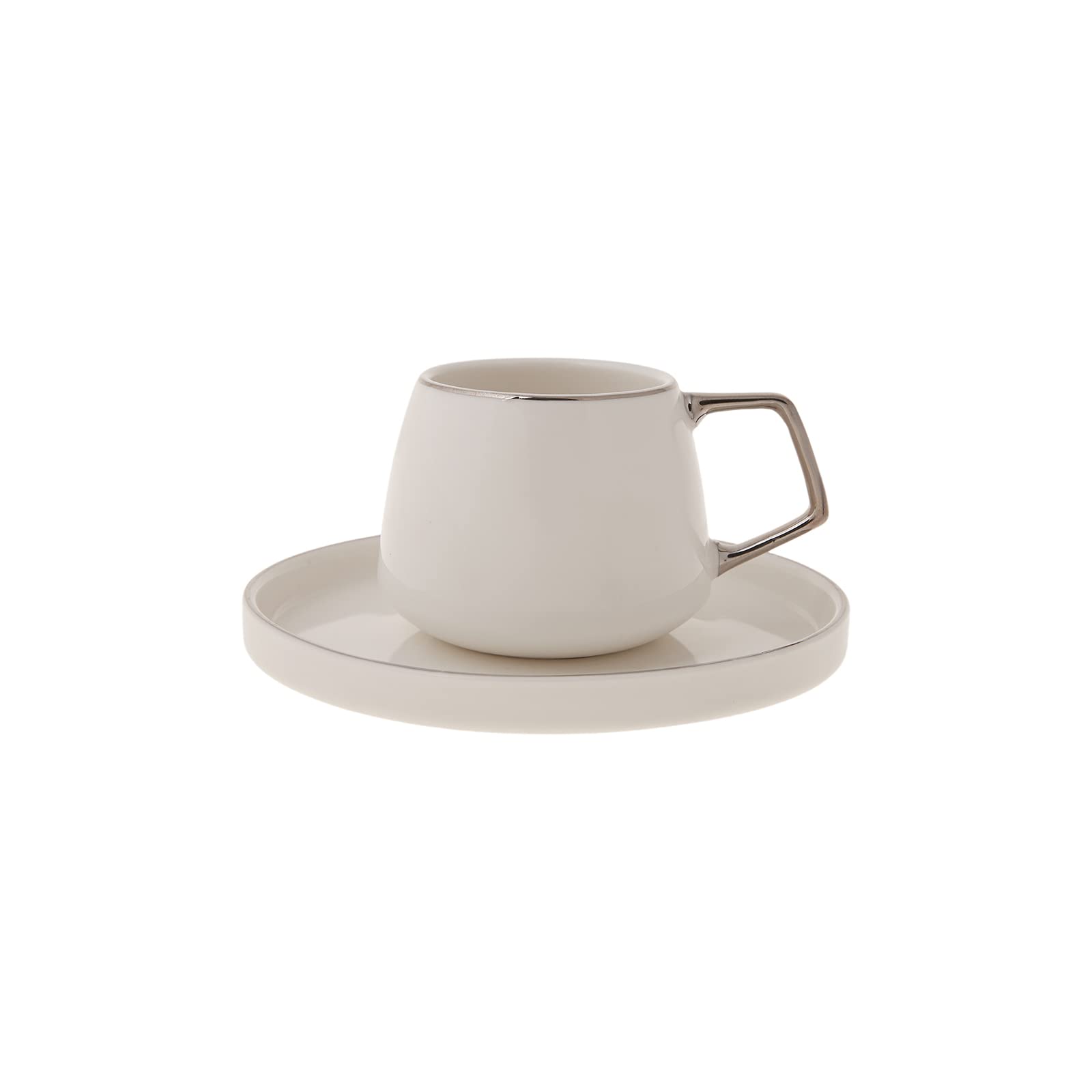KARACA Saturn Platin: lavado a mano para conservar detalles plateados.