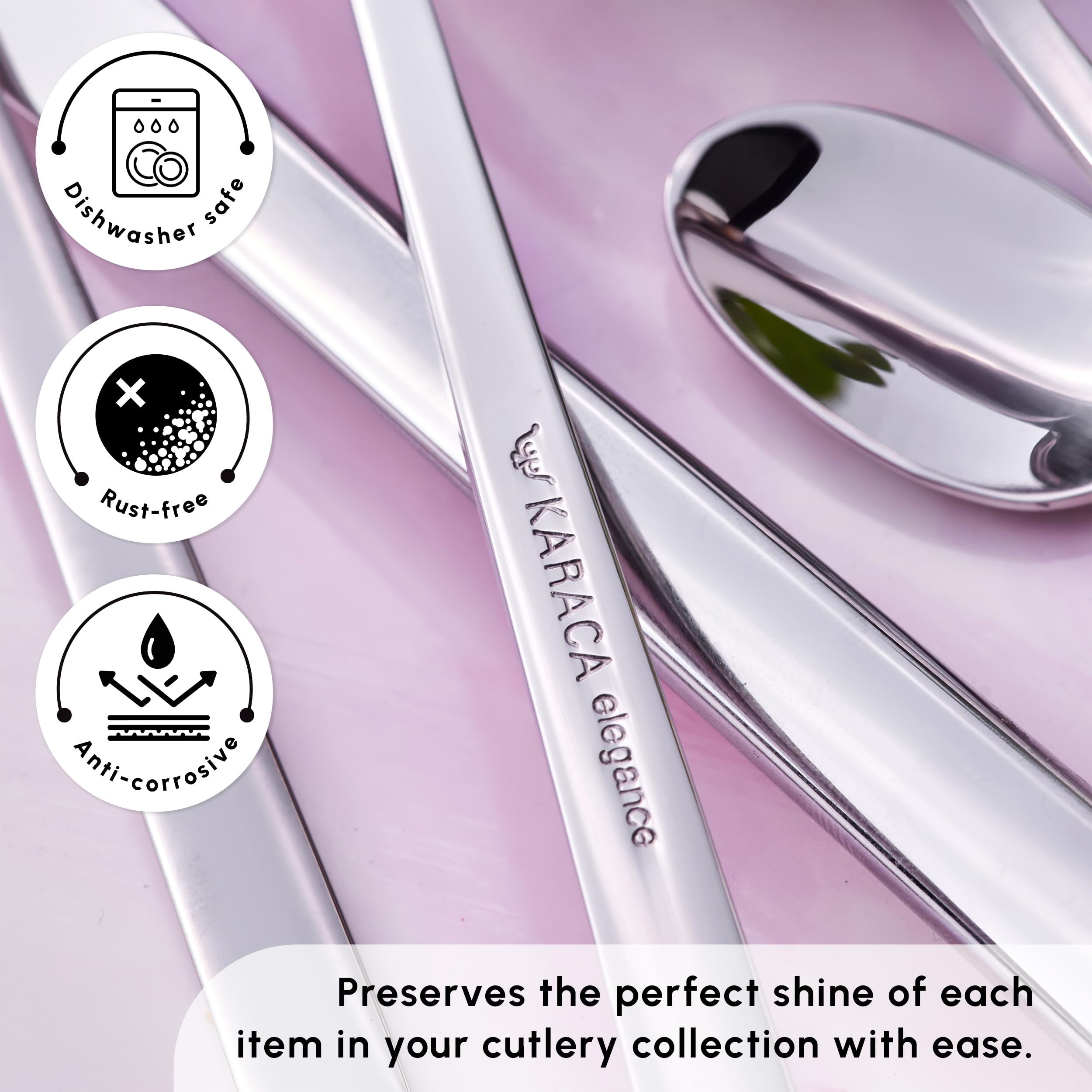 KARACA Tivoli cucharitas 11,5 cm ideal para café