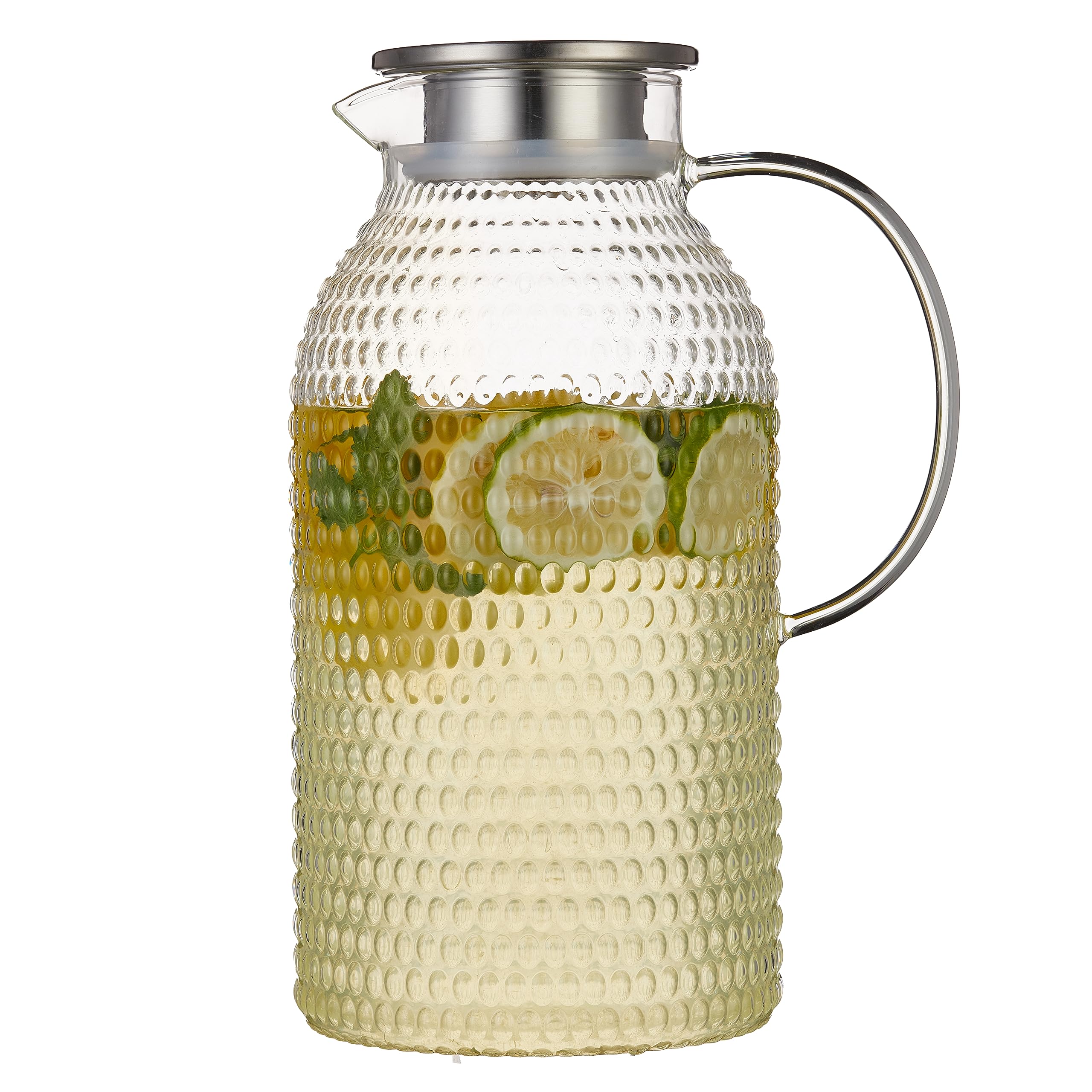 Karafu jarro cristal 3l con tapa, ideal para servir bebidas con estilo