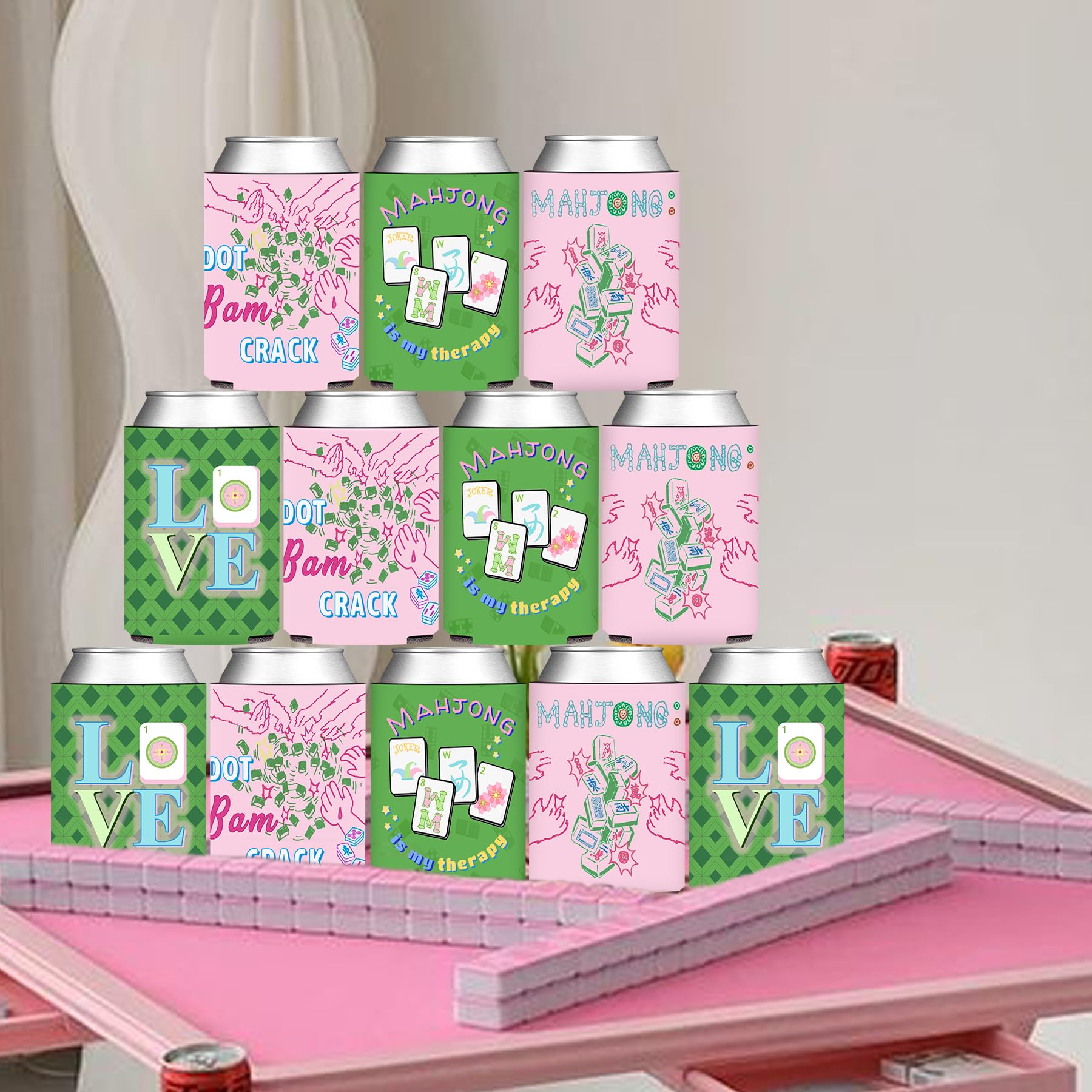 KARAQY fundas de lata, tamaño estándar para la mayoría de bebidas.