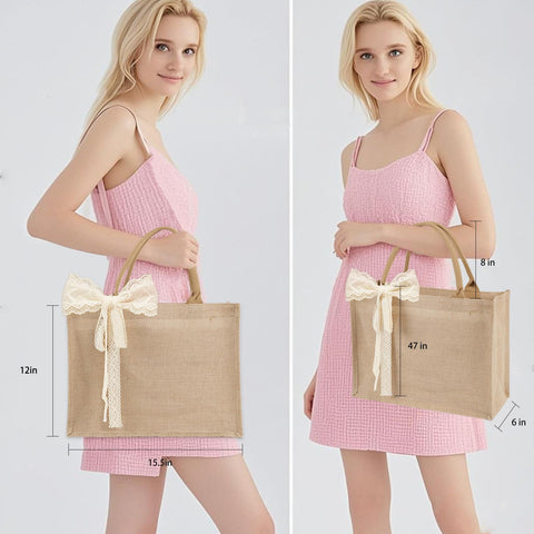 Karinoos bolsa de yute regalo ideal para damas de honor.