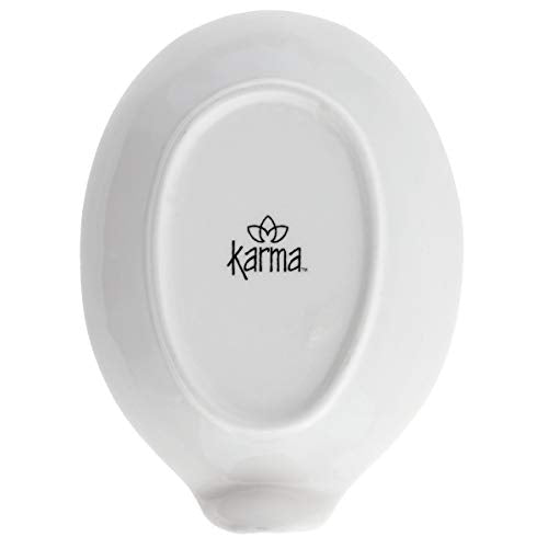 Karma Boho reposacucharas - vista lateral, diseño único para estilo de cocina.