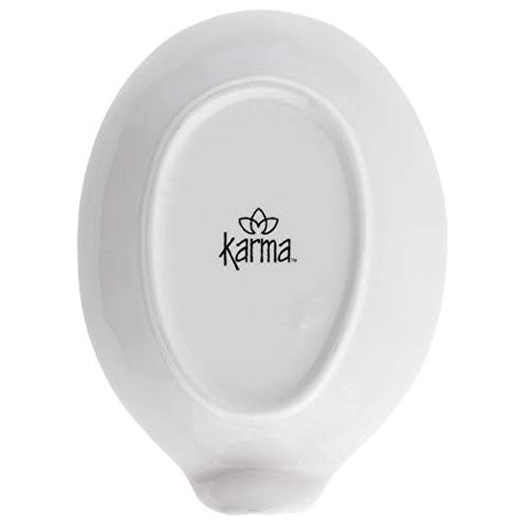 Karma Boho reposacucharas - vista lateral, diseño único para estilo de cocina.