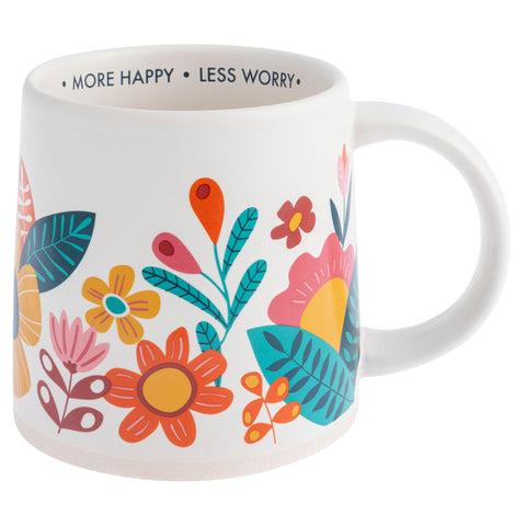 Taza Karma Shelly vista frontal, ideal para disfrutar café o té con estilo.