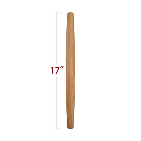 KARRYOUNG rodillo de madera caucho sólida, duradero para uso diario.