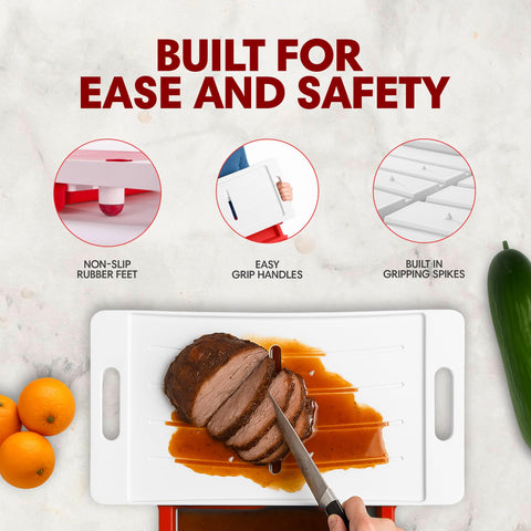 Karving King: ideal para barbacoa y asados gracias al diseño resistente.
