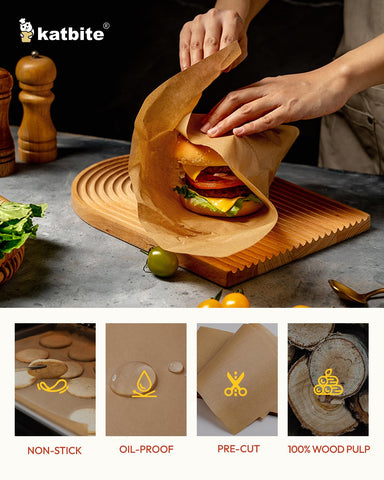 Papel FSC alimentario de Katbite, origen responsable para seguridad alimentaria.