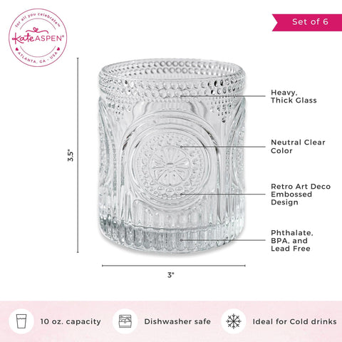 Vaso Kate Aspen 10 onzas en mesa con presencia destacada