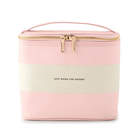 kate spade new york bolsa almuerzo aislada rosa, ideal para llevar comida con estilo