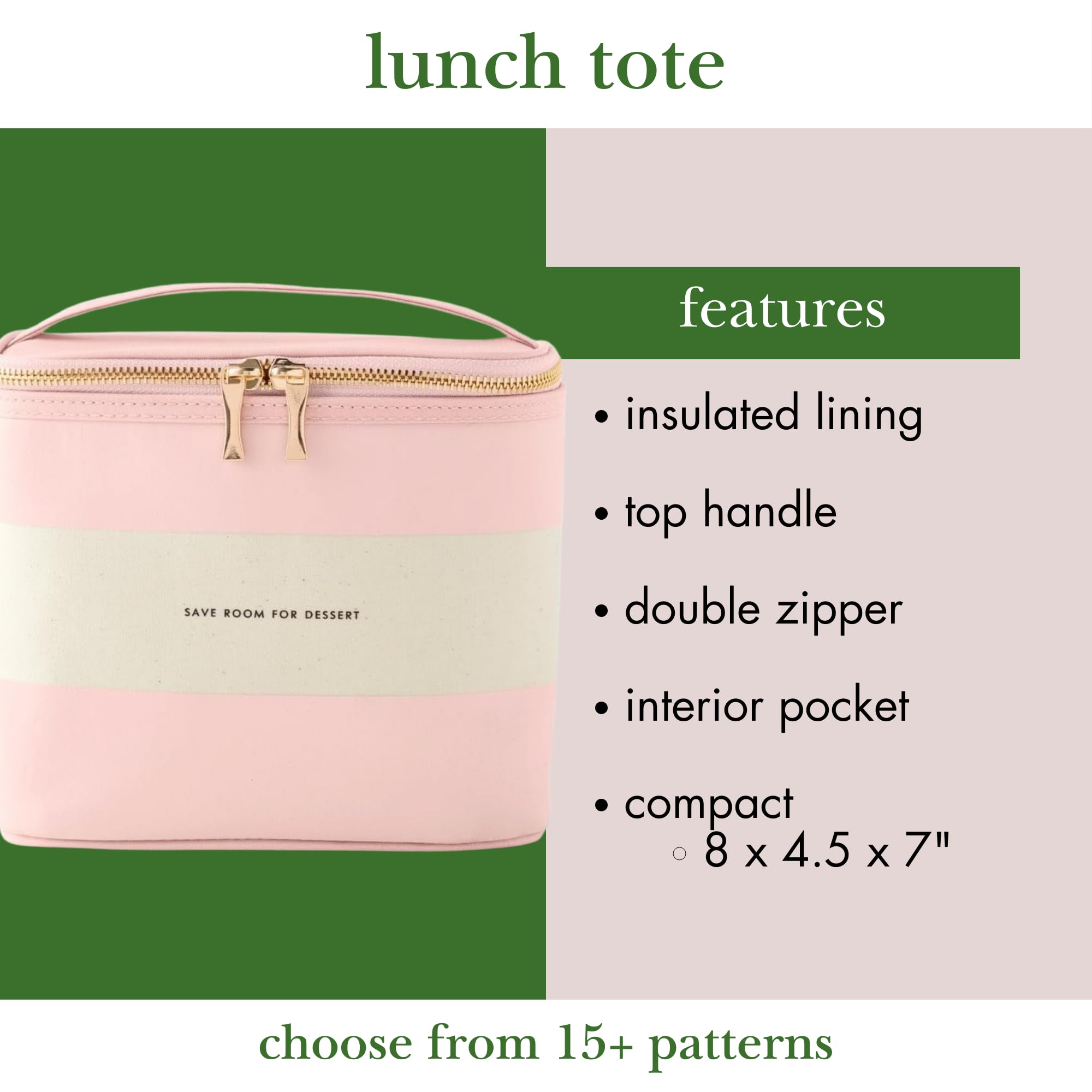 kate spade new york bolsa almuerzo con asa superior para transporte cómodo