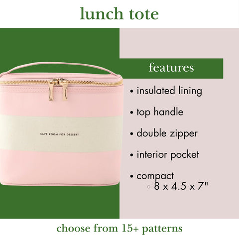 kate spade new york bolsa almuerzo con asa superior para transporte cómodo