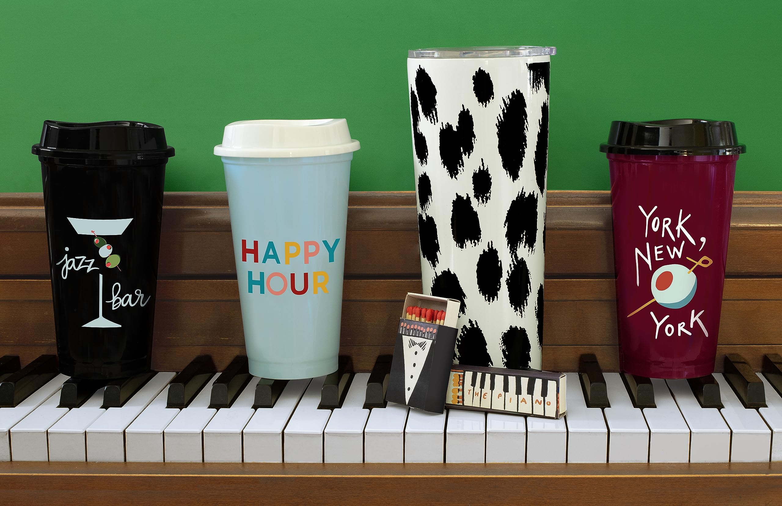 kate spade new york diseños festivos para llevar en vasos de 473 ml