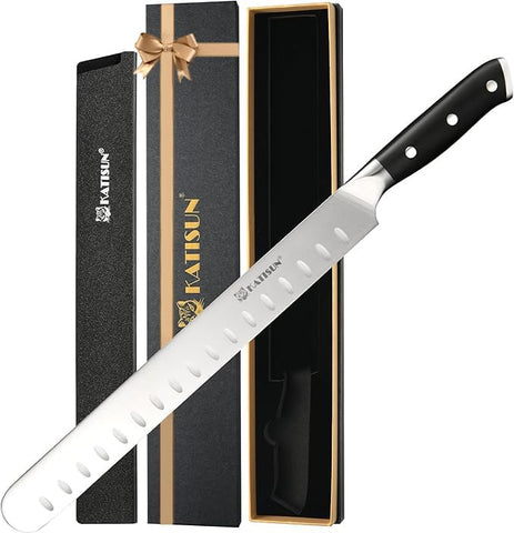 Cuchillo KATISUN Brisket 12 pulgadas; hoja afilada para cortes precisos.