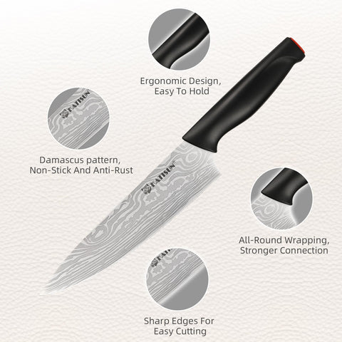 Katisun cuchillo deshuesar 8 pulgadas para despiece limpio