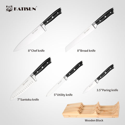 KATISUN hojas de acero de alto carbono, filo duradero y precisión