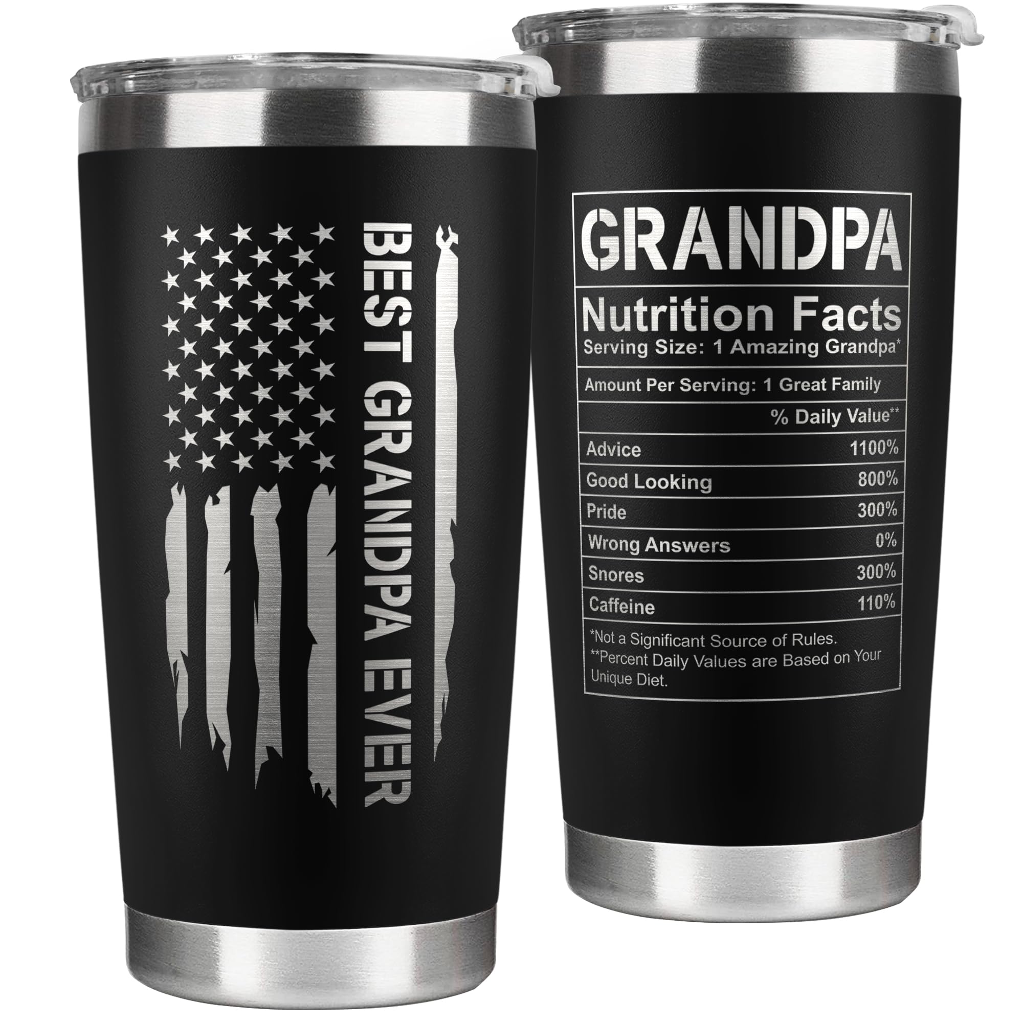 Tumbler KATLADIZ para abuelo, ideal para bebidas calientes en cualquier ocasión.
