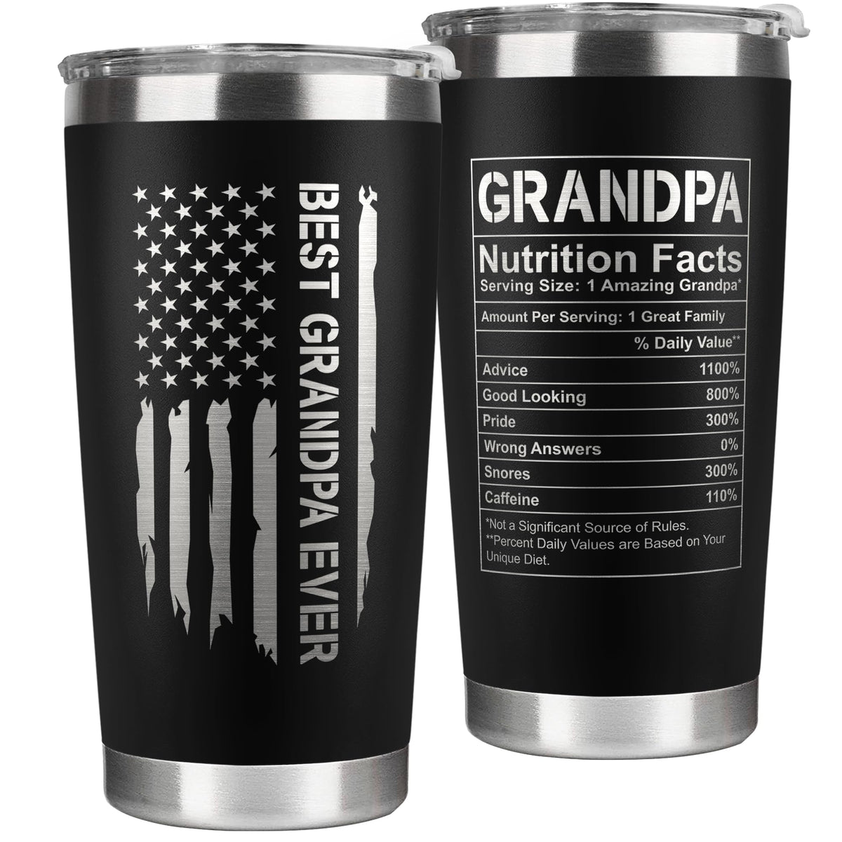 Tumbler KATLADIZ para abuelo, ideal para bebidas calientes en cualquier ocasión.