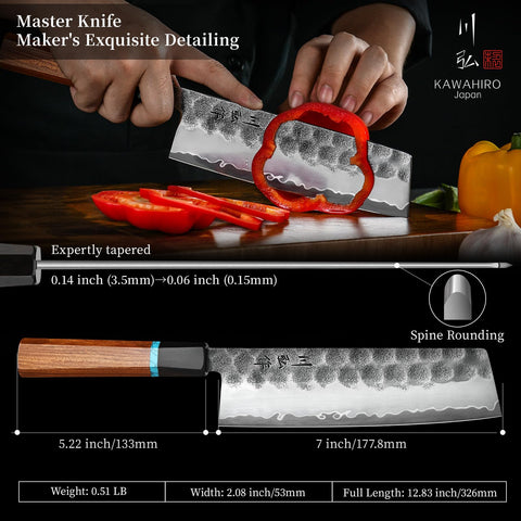 Caja-regalo de madera para Kawahiro Nakiri, presentación elegante