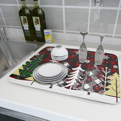 Estera Kawani diseño navideño, polivalente para cocinas diarias