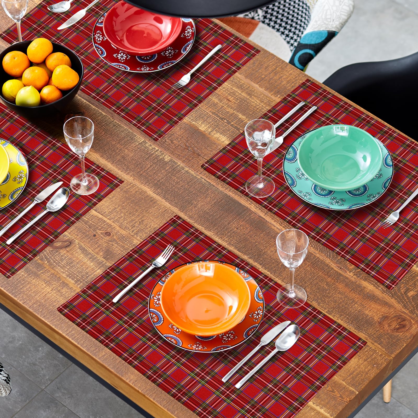 Manteles Kawani, conjunto de 4, perfecto para regalos o reuniones.