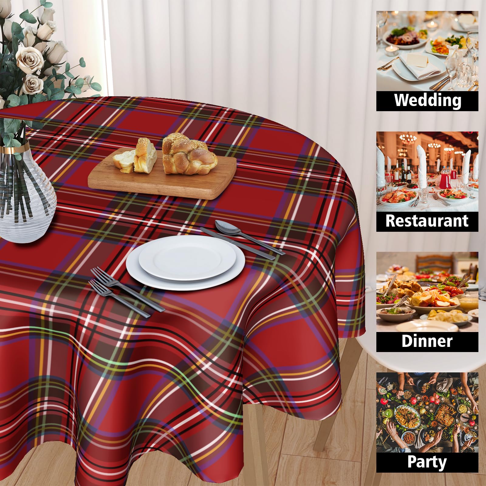 Uso interior o exterior: mantel Kawani para comidas al aire libre