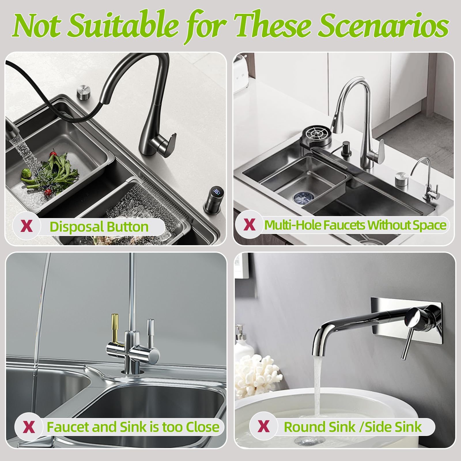 KAWRYDI uso multi-escenarios ideal para cocina, baño, autocaravana y viaje.