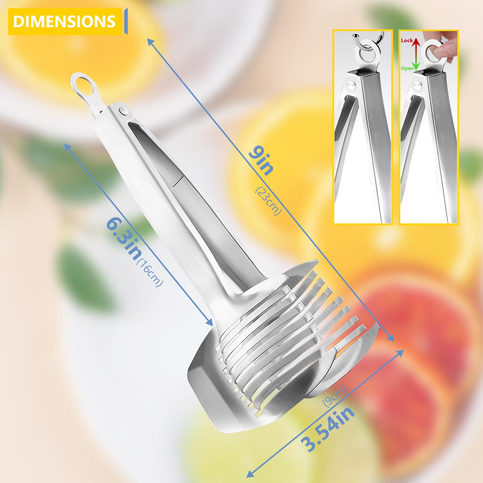Herramienta de corte multipropósito KAYCROWN para tareas en la cocina.