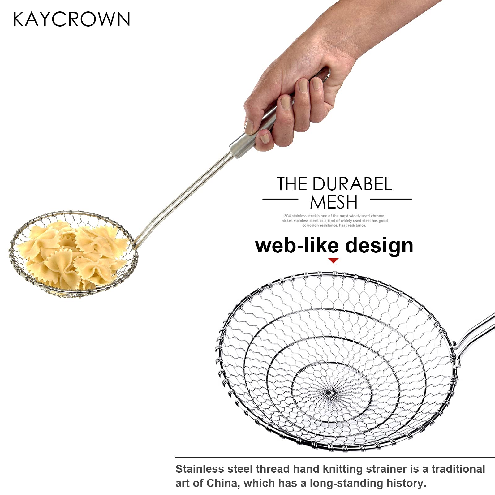 KAYCROWN acero inoxidable resistente a manchas y olores.