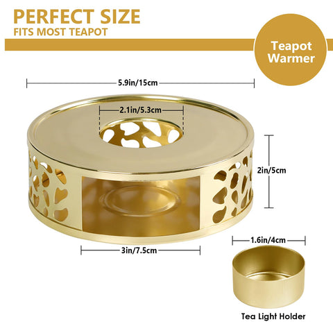 Kaycrown soporte de vela para tetera añade luz cálida y ambiente romántico.