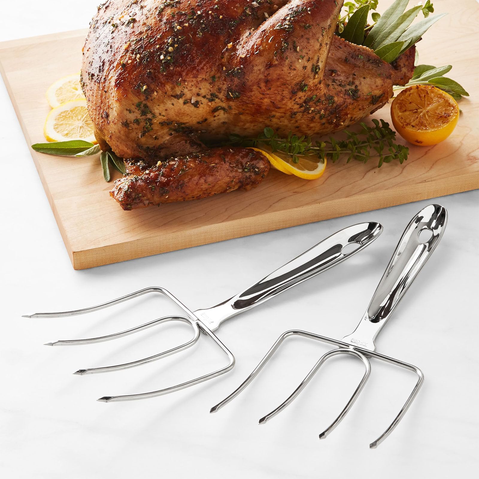 KayCrown tenedores para pavo en acero inoxidable aptos para lavavajillas
