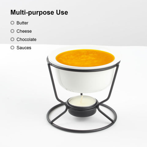 KCGANI set fondue cerámico 5oz ideal para queso y chocolate.