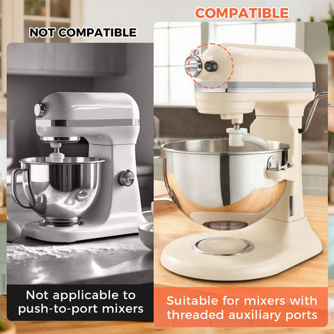 KCMOSGI Embudo compatible KitchenAid Artisan KSM150 conector frontal