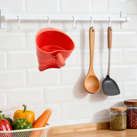 KCMOSGI Embudo rojo para cocina: añade color a tus utensilios