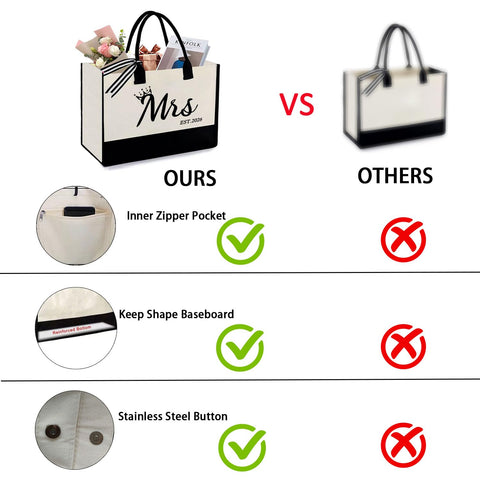KDBDSYZB Mrs 2026 Tote Frontal: diseño elegante para ocasiones especiales