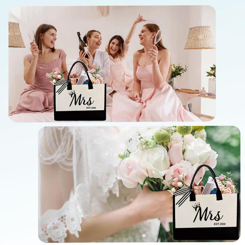 KDBDSYZB Mrs 2026 Tote Interior: bolsillo interior con cremallera para objetos de valor
