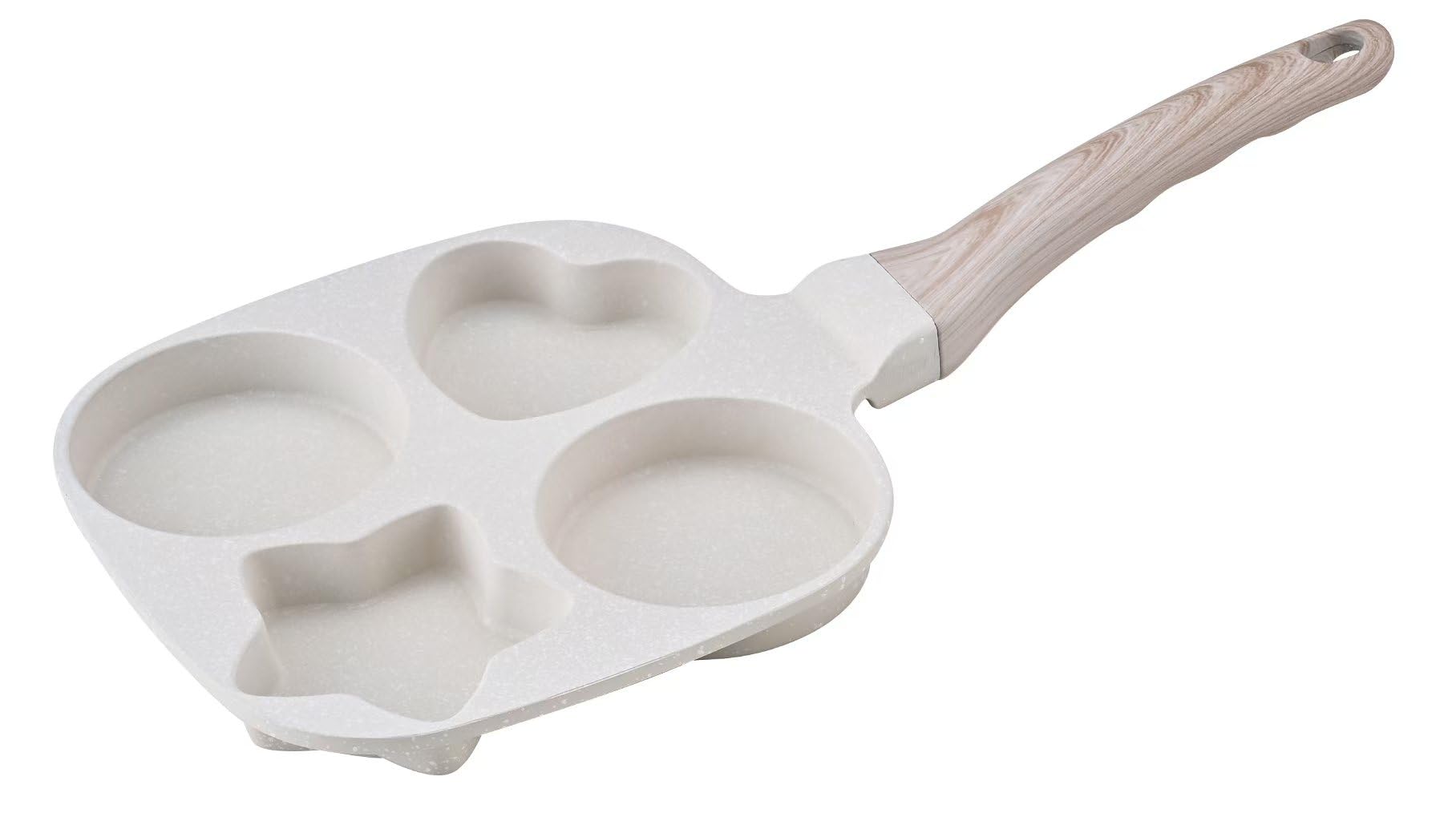 Sartén Kdlkxjzw antiadherente para omelette de 4 tazas, cocina uniforme y menos grasa.