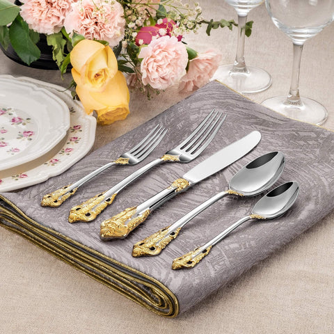 KEAWELL regalo para bodas, juego de cubiertos premium