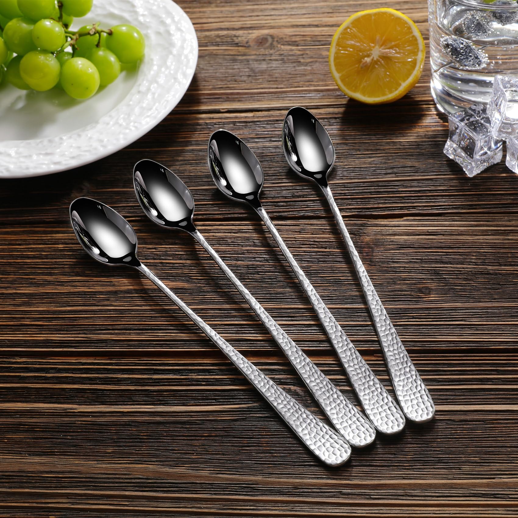 Cucharas KEAWELL Louise de 7,5 pulgadas para servir bebidas con estilo