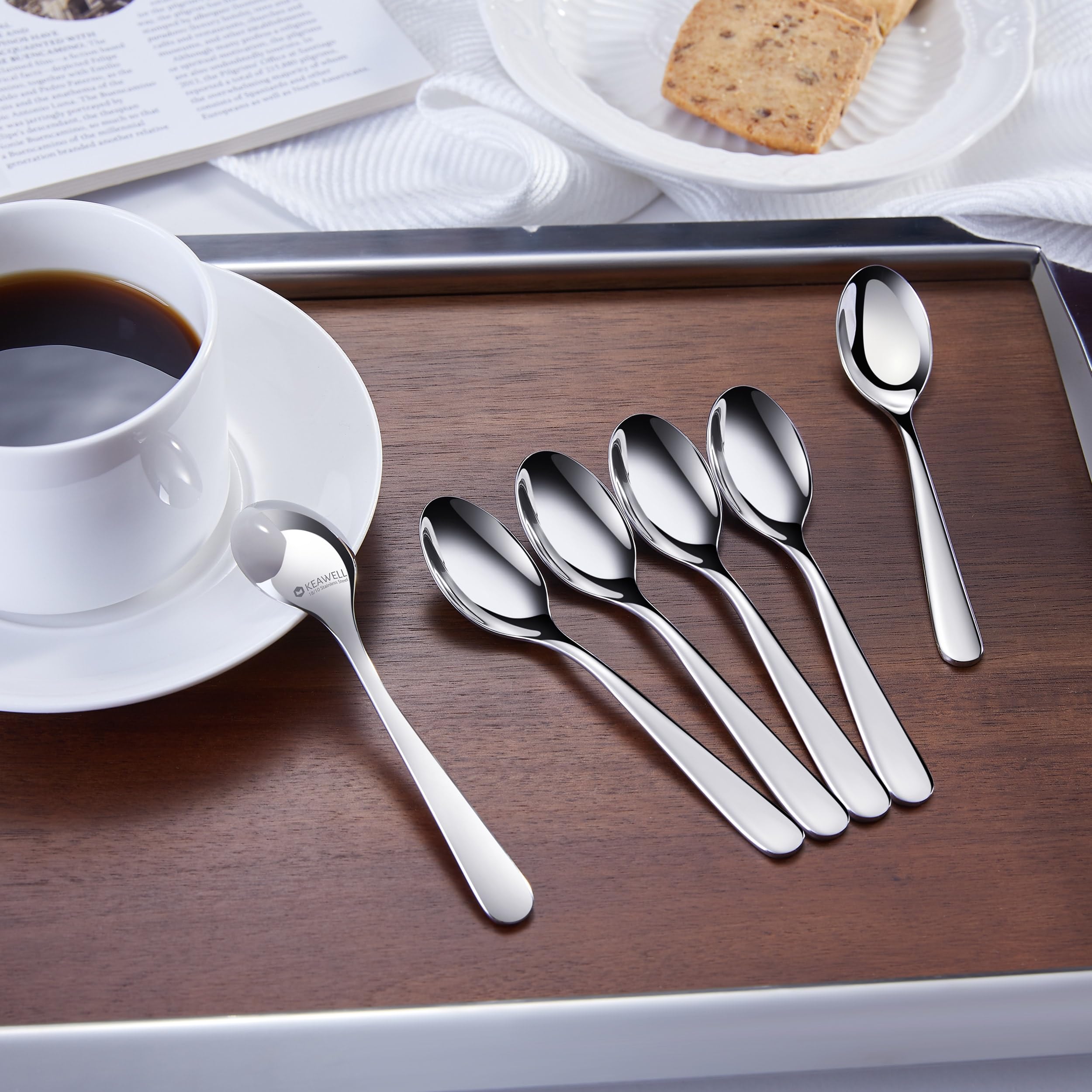 KEAWELL Louise demitasse: conjunto de 12 piezas para reuniones de café