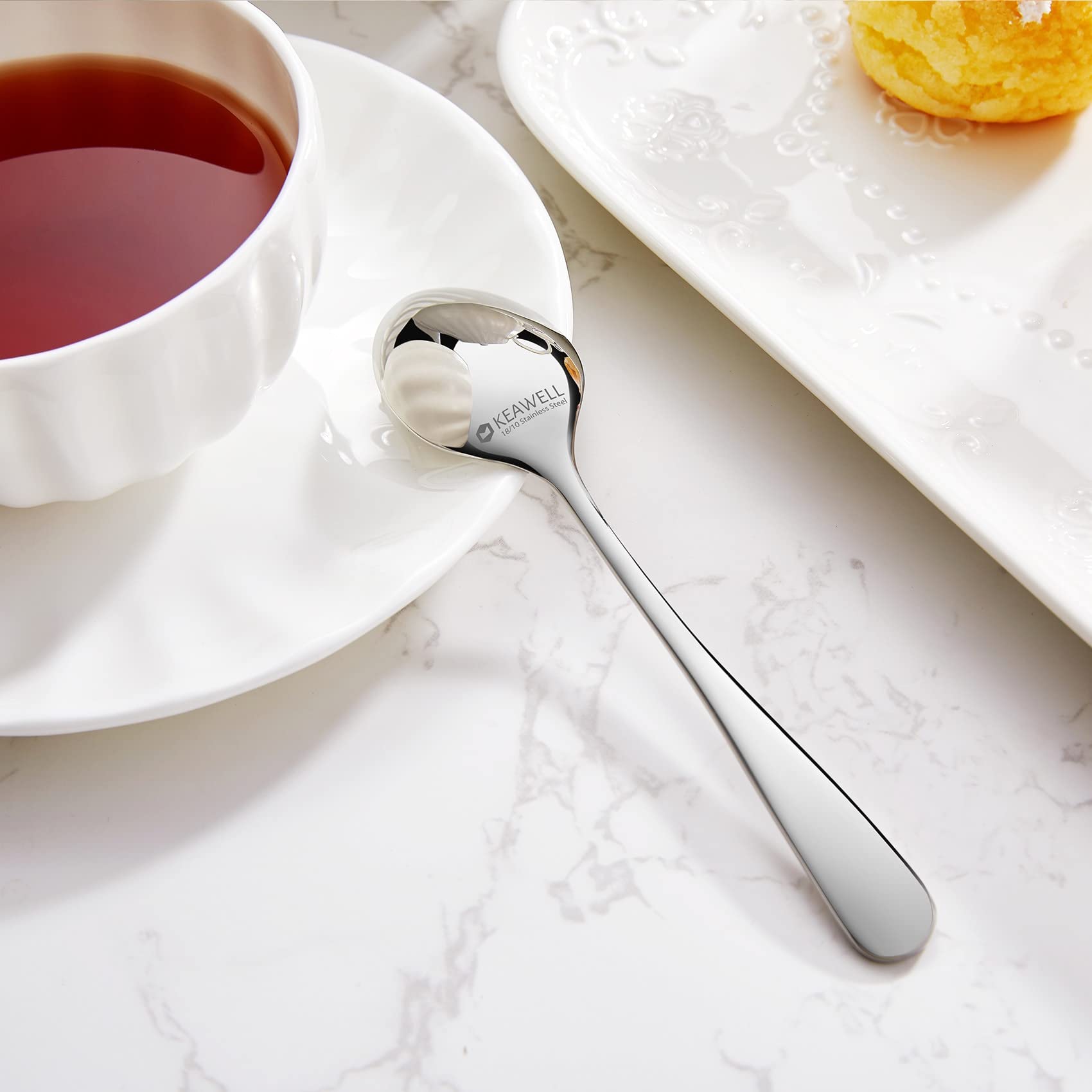 KEAWELL Louise demitasse cuchara resistente a la oxidación para uso diario