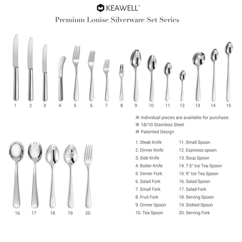KEAWELL Louise - uso en la mesa para ensaladas frescas.