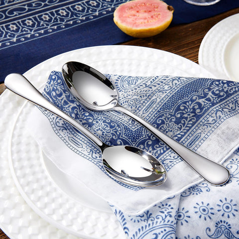 KEAWELL Verona cucharas de cena, diseño claro para usos versátiles en familia