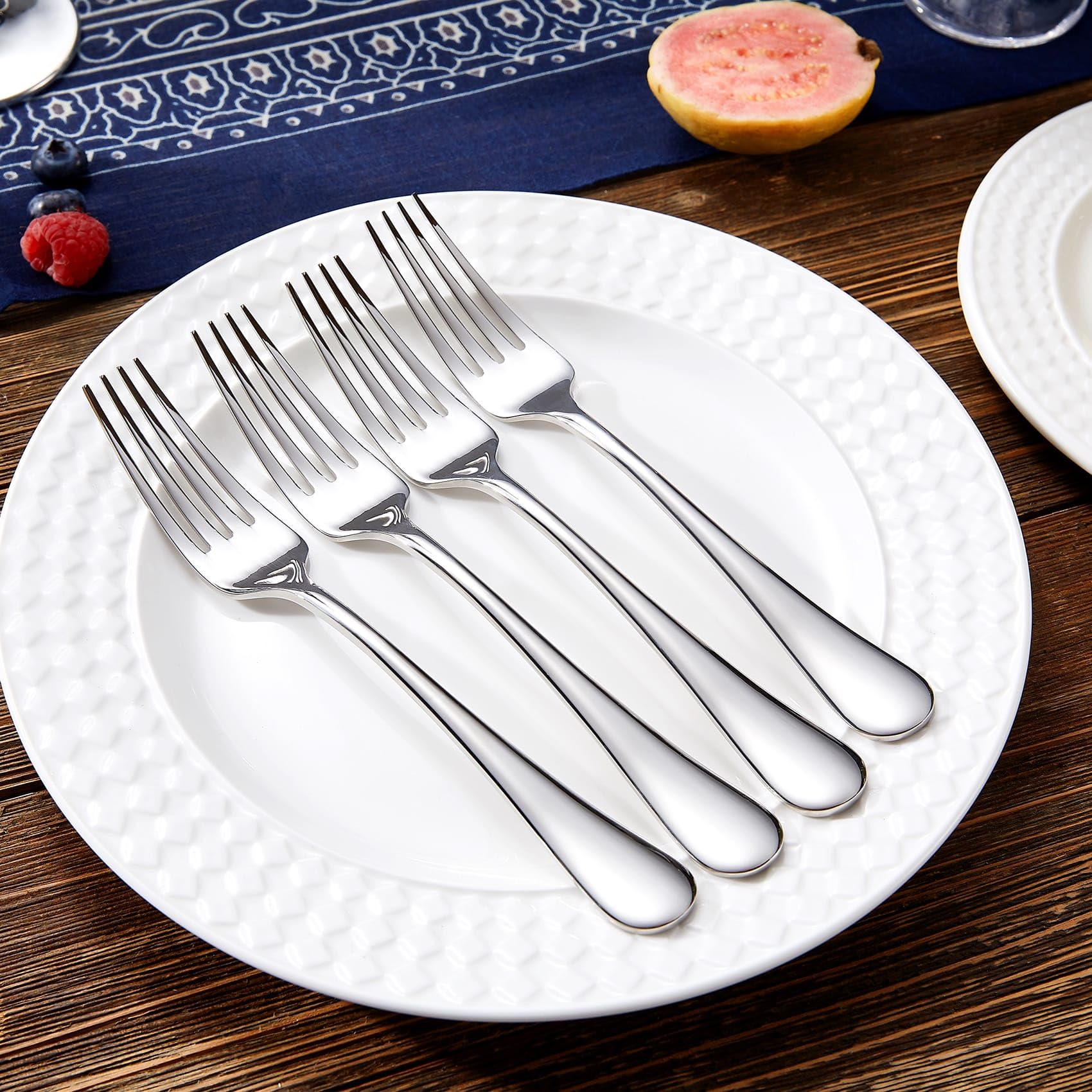 Tenedor pequeño KEAWELL Verona de 8 pulgadas, ideal para aperitivos y platos ligeros.