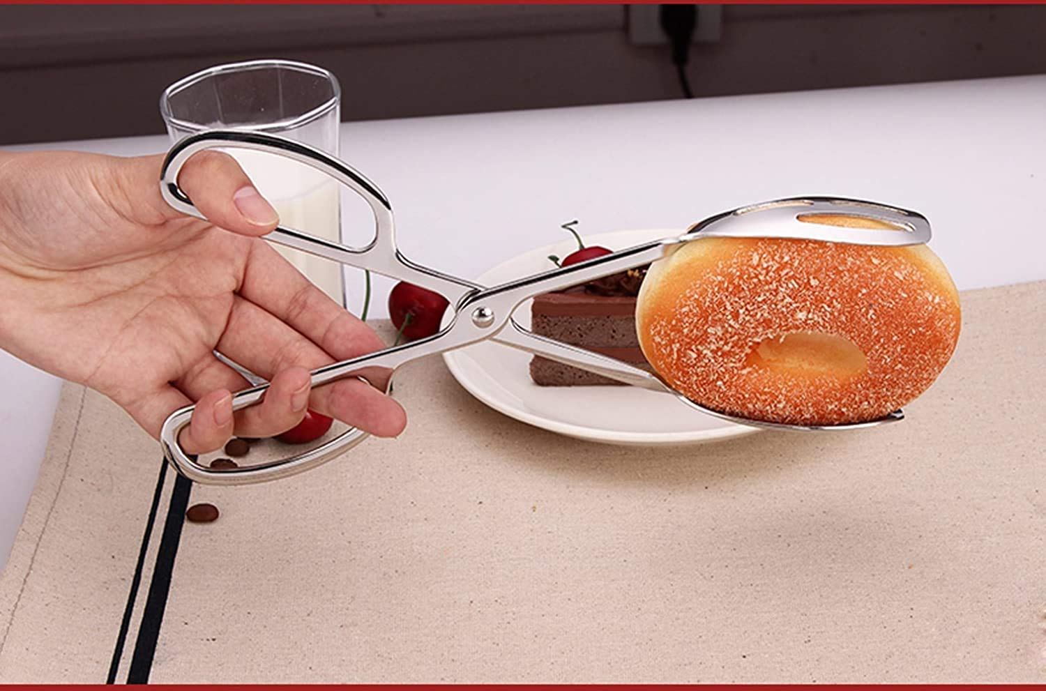 KEBE acero inoxidable resistente, pinzas duraderas para uso diario y buffet