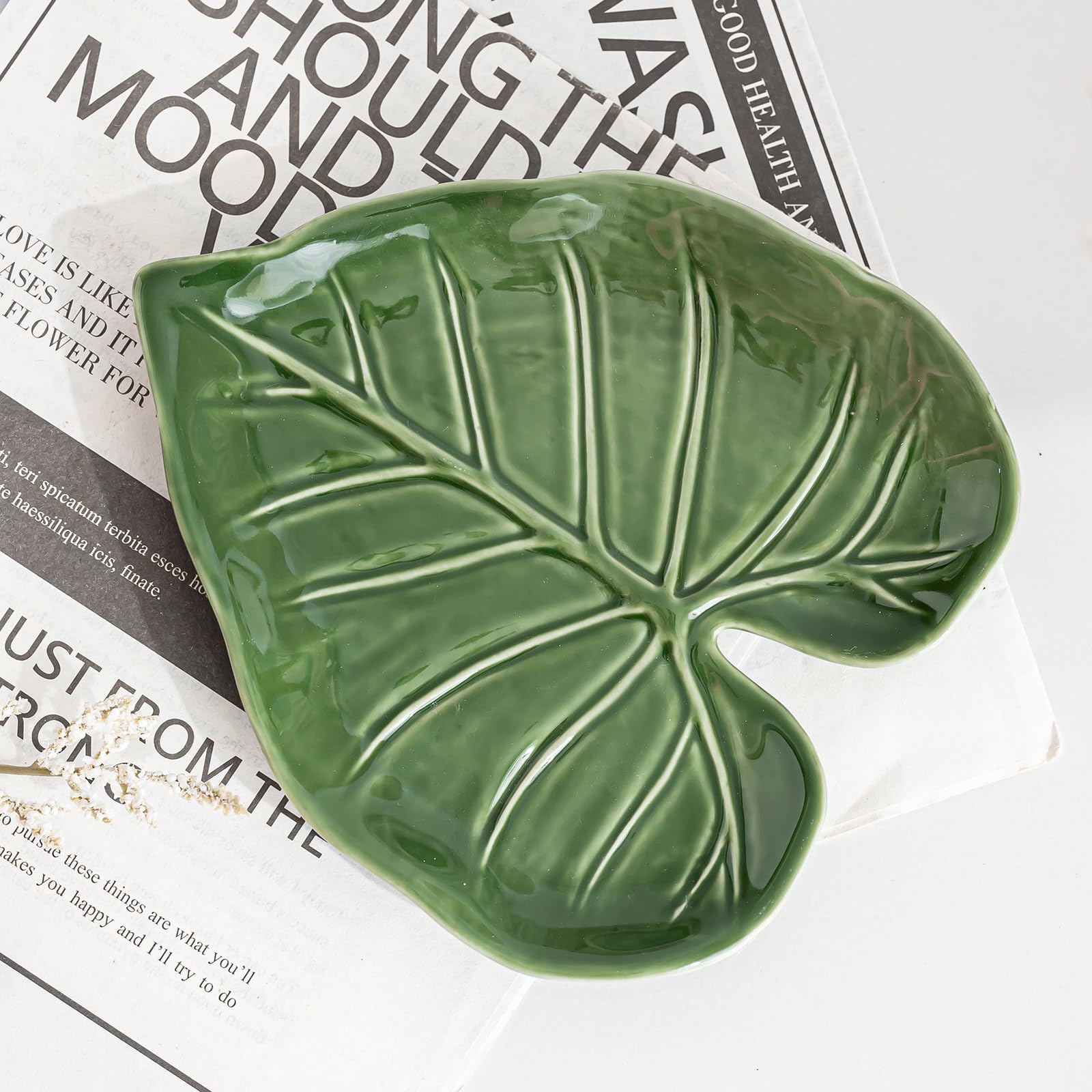 Kedested soporte utensilios hoja ceramico, optimiza el espacio en la encimera.