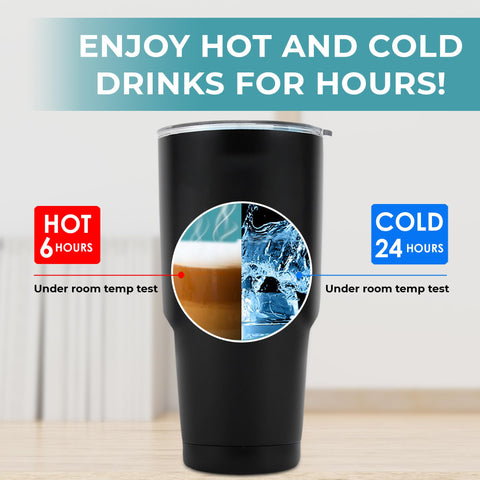 KEDRIAN Tumbler de doble pared mantiene bebidas calientes o frías.