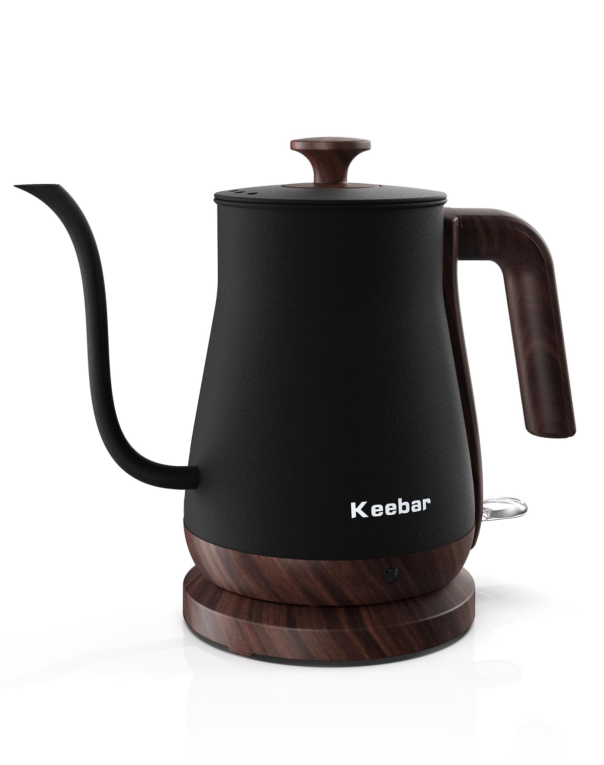 Keebar hervidor cuello de ganso en acero inoxidable para vertidos precisos y limpios